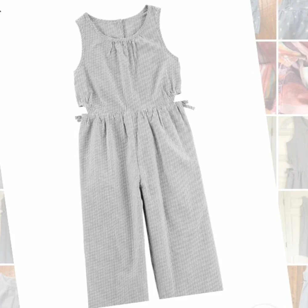 NWOT Carter’s Striped Seersucker Jumpsuit, Size 12